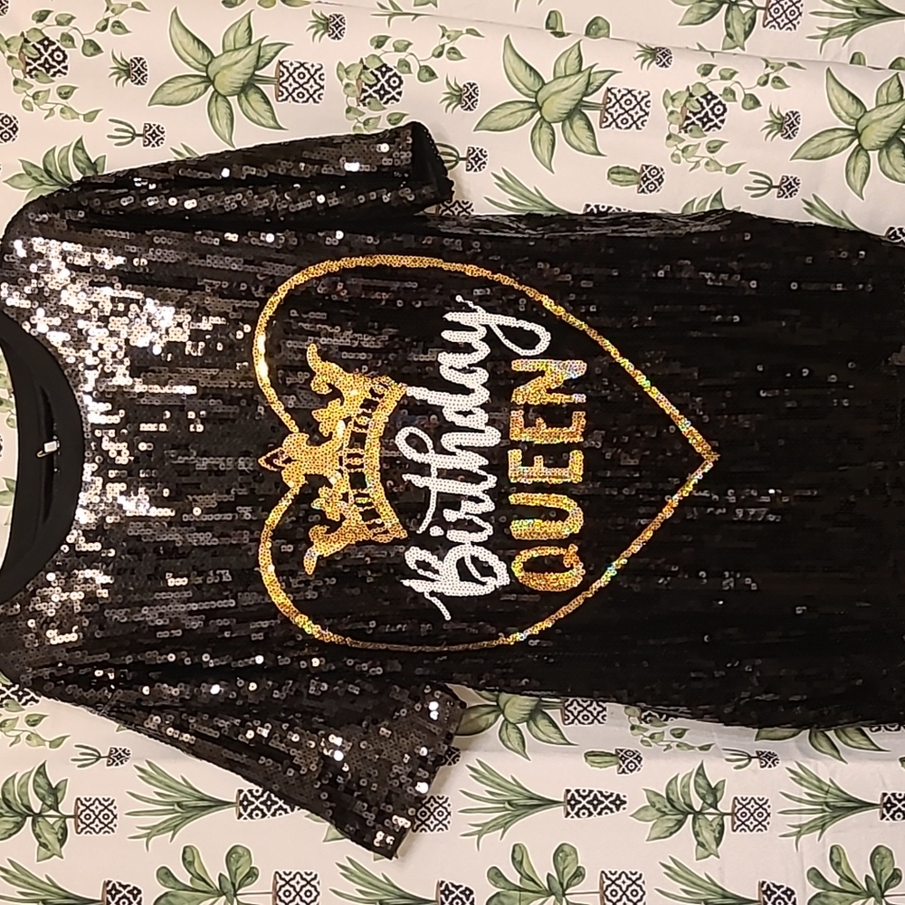 NWT Birthday Queen mini dress